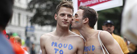 pareja gay hombres